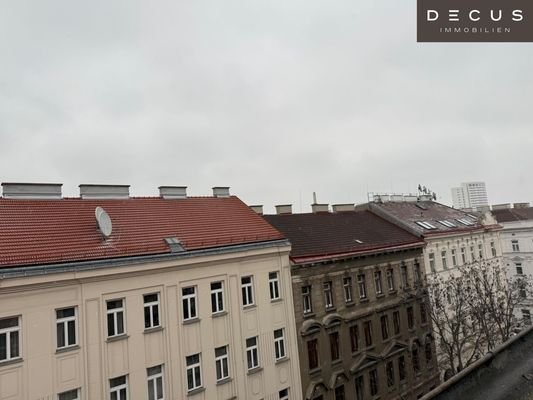 Ausblick vom Dachboden
