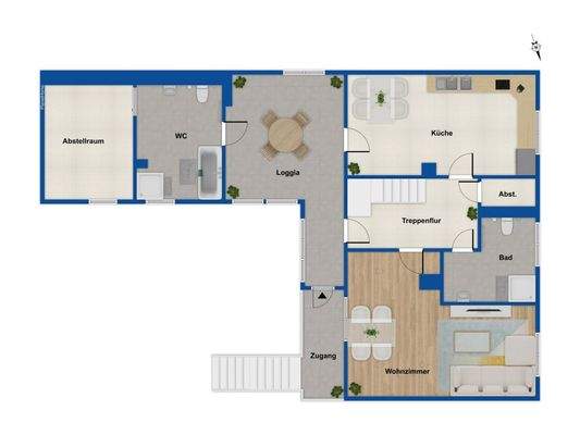 Grundriss - Haupthaus OG