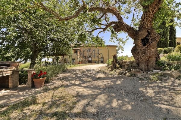 Toskanisches Bauernhaus mit Nebengebäuden in Montaione - Toskana