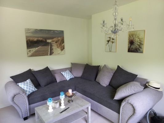 Wohnzimmer Südseite Balkon