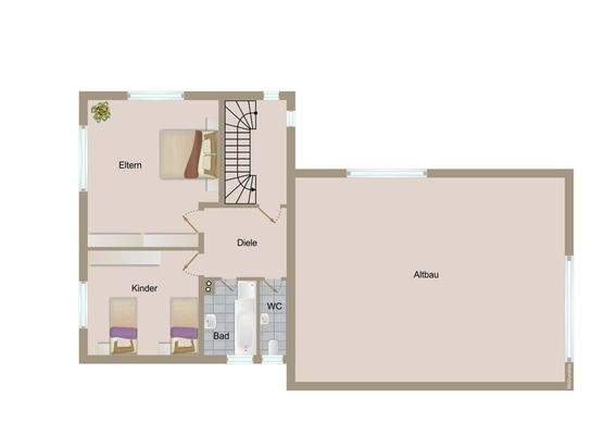 Grundriss Obergeschoss