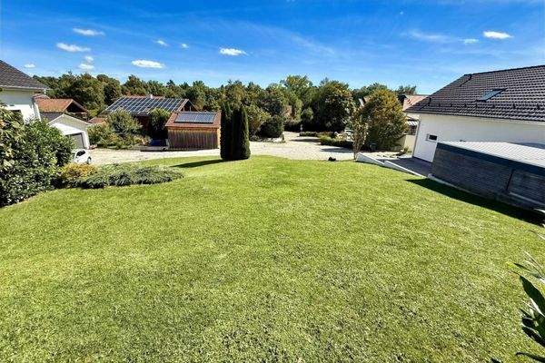 Grundstück Blickrichtung Osten