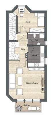 Grundriss 1. Obergeschoss
