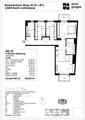 Verkaufsgrundriss WE 33-001