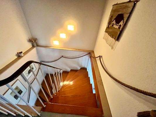 Holzwendeltreppe