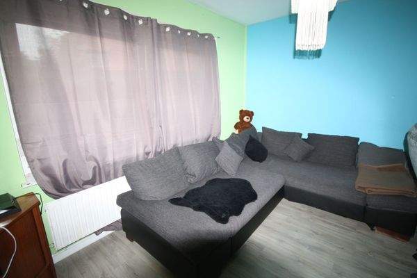 Wohnzimmer der Erdgeschosswohnung