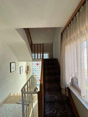 Treppe zum Dachgeschoss