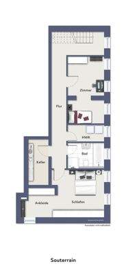 Grundriss - nicht maßstabsgerecht