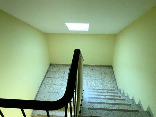 Treppenaufgang bis zum Dachboden