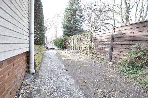 Zugang Grundstück