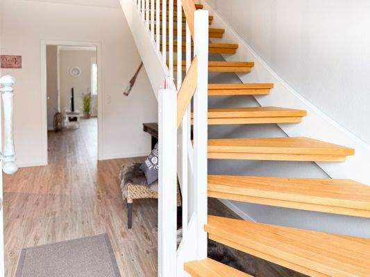 Treppe ins Dachgeschoss