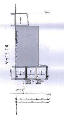 Apartmenthaus Schnitt A-A