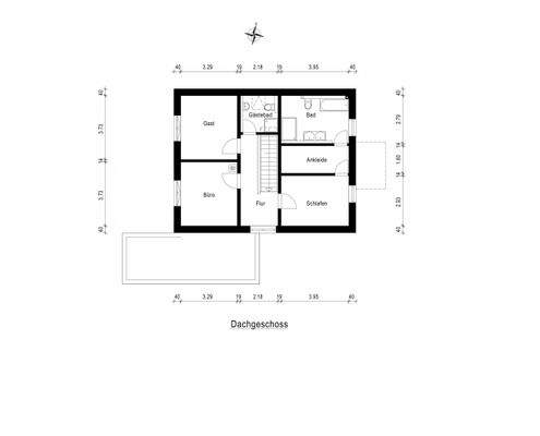 Grundriss Dachgeschoss