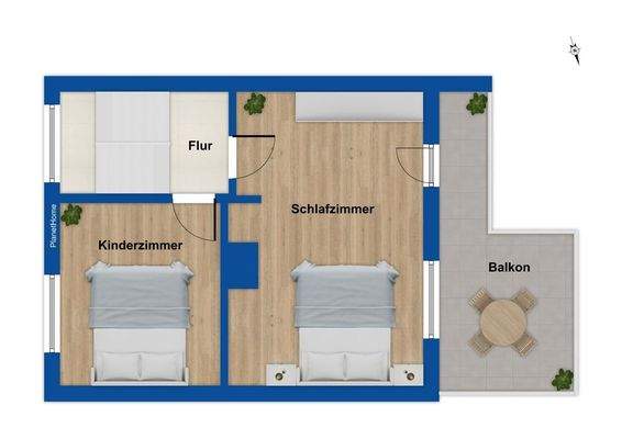 Grundriss Obergeschoss