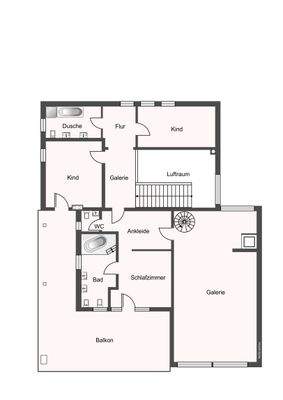 Grundriss Obergeschoss