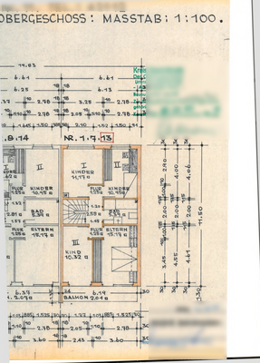 Obergeschoss Grundriss