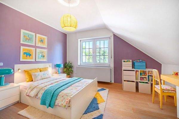 Kinderzimmer Wohnbeispiel mit KI