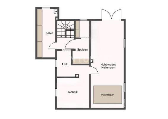 Grundriss Untergeschoss