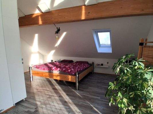Schlafzimmer im Dachgeschoss