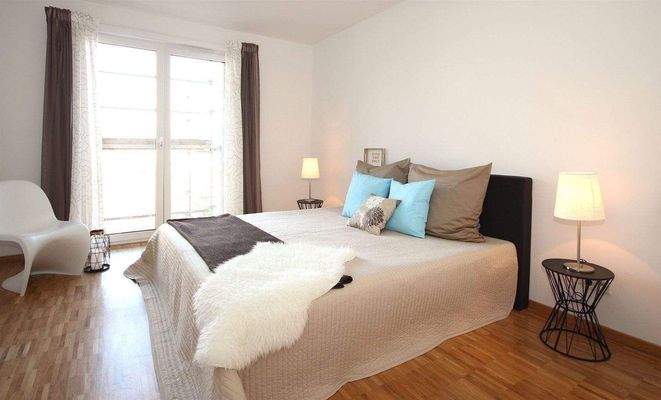 Schlafzimmer - Musterwohnung 