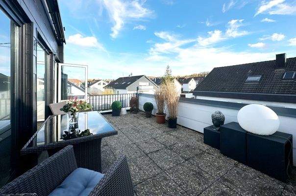 Dachterrasse, Blick 1