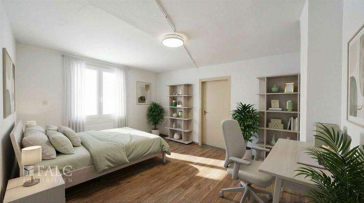 Schlafzimmer im Nebengebäude