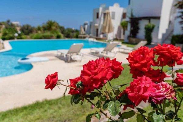 Kreta, Ag. Paraskevi: Tolle Wohnung in schöner Anlage mit Meerblick zu verkaufen