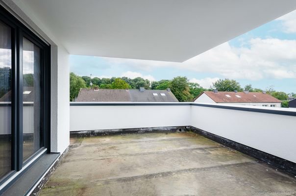 MEGA Dachterrasse mit Teilüberdachung