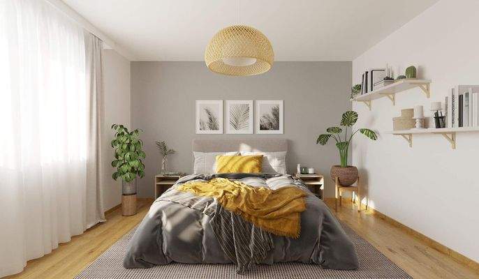 Im komfortablen Schlafzimmer erwartet Sie beste Er