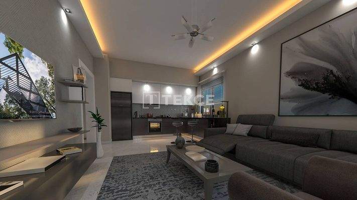 Sea View Ready to Move Apartments in Alanya Demirtaş