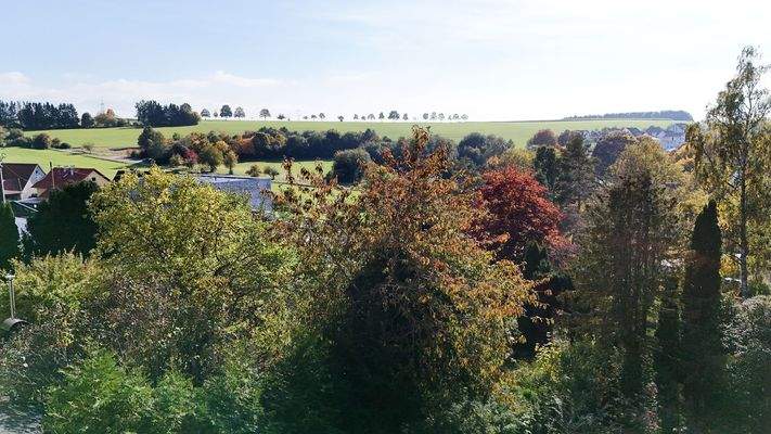 Ausblick vom Balkon