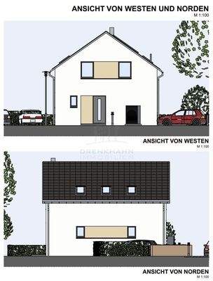 Ansicht von Norden und Westen