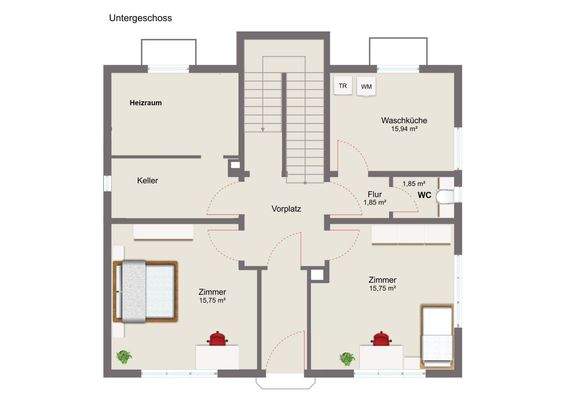 Grundriss Untergeschoss