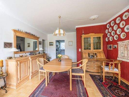 Blick aus dem Wohnbereich