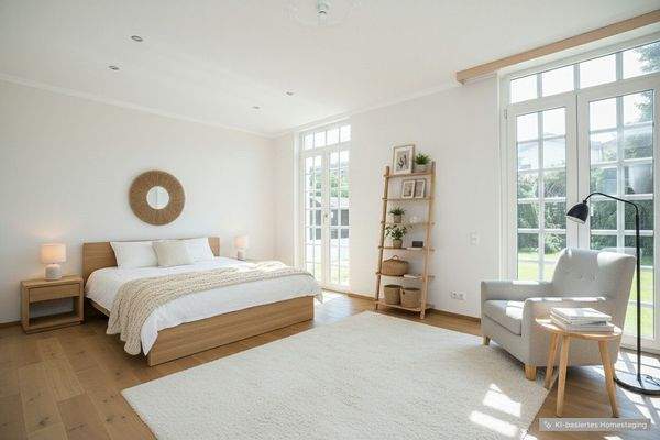 Schlafzimmer-Visualisiert