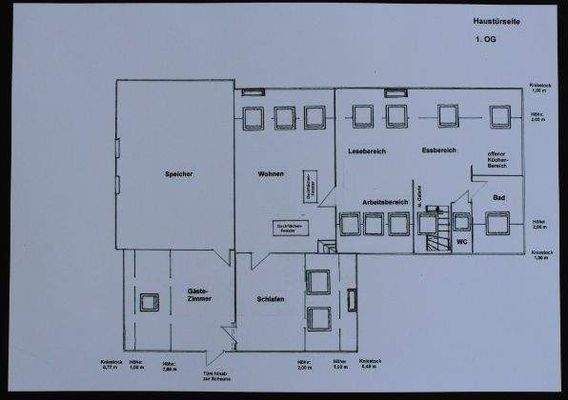 1. OG: Skizze Grundriss