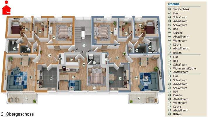 Grundrissvisualisierung