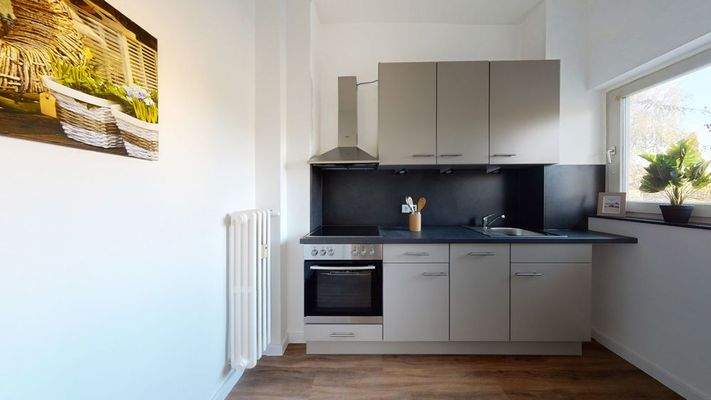 Ansicht II: Neue Einbauküche