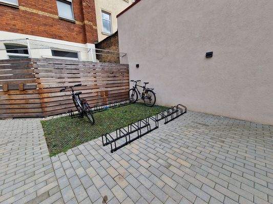 Fahrradabstellplatz Innenhof