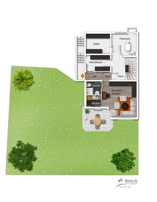 Grundriss Gartengeschoß