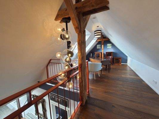 Blick durch das Dachgeschoss