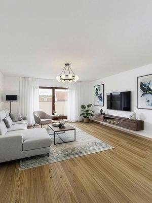 Wohnzimmer KI generiert