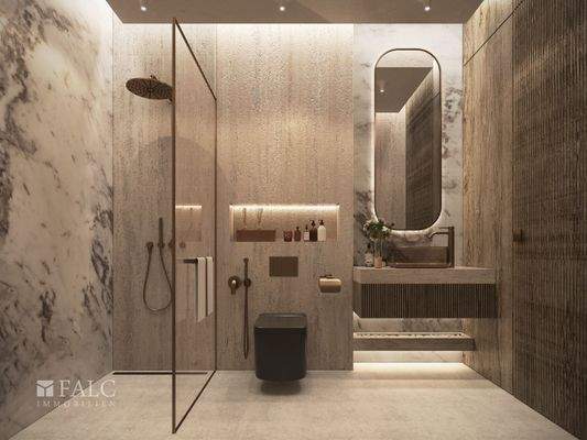 Badezimmer mit Dusche