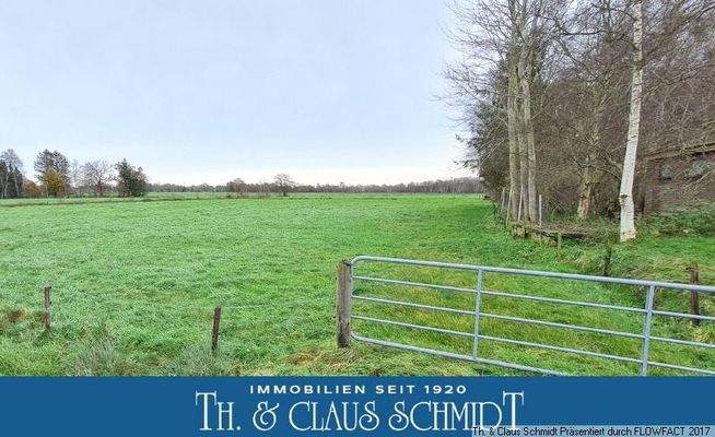 Eine der beiden Zuwegungen