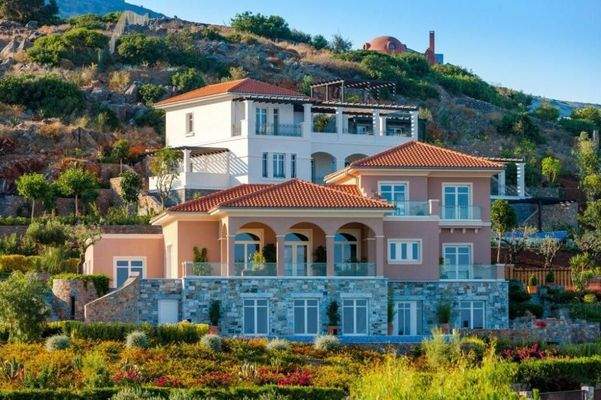Kreta, Schisma Eloundas: Luxusvilla am Meer mit Pool, Privatstrand und 5-Sterne-Hotelservice zu verkaufen