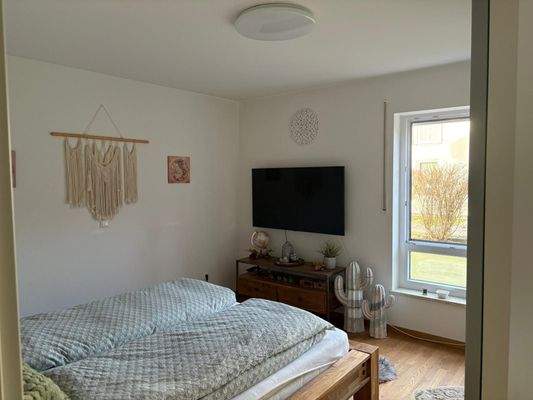 Blick vom Schlafzimmer 