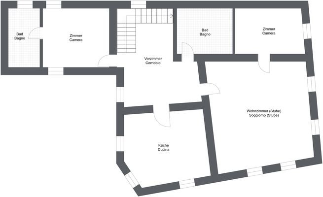 Salurn_1OG - 1. Etage - 2D Floor Plan