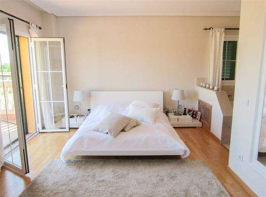 Schlafzimmer mit Bad en Suite