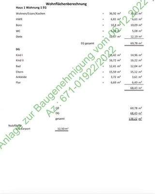 Wohnflächenberechnung