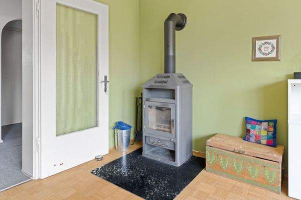 Schwedenofen Erdgeschoss (aktuell außer Betrieb)